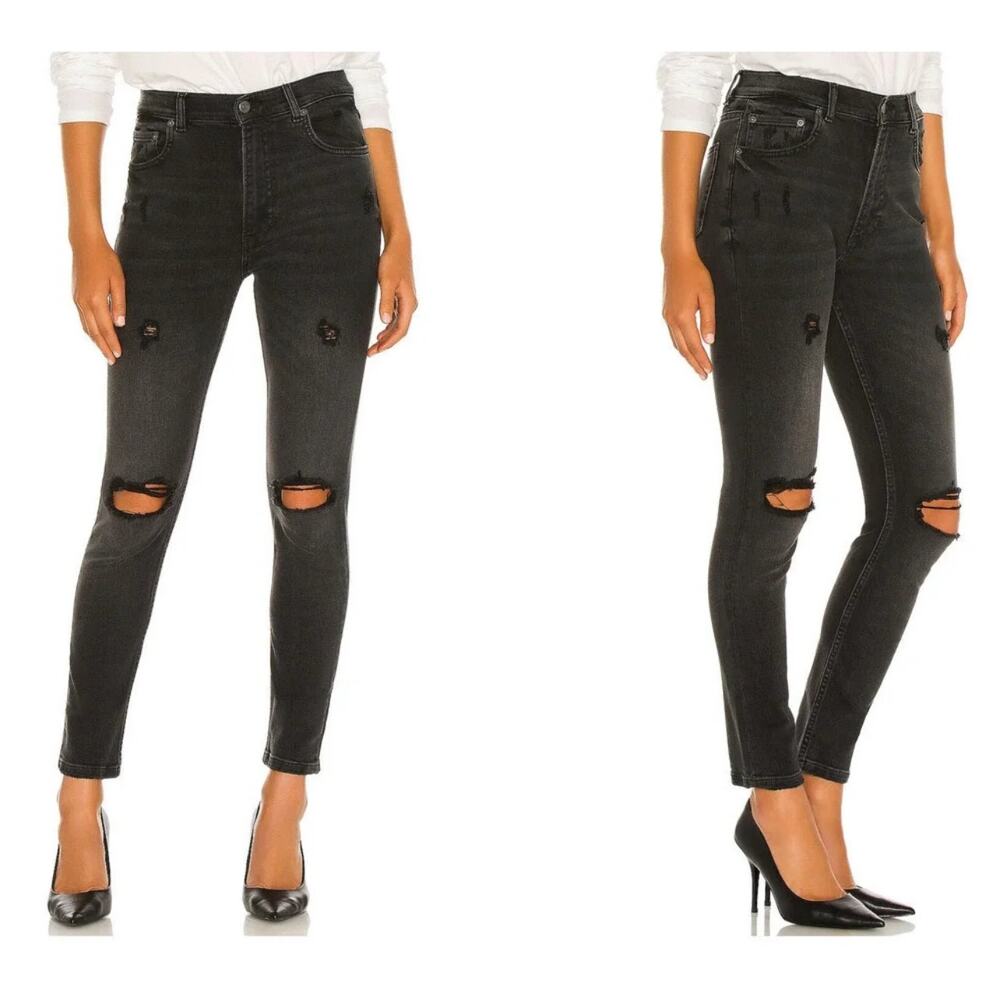 Boyish Women's Touch Of Evil Zachary High-Rise Skinny Jeans Pants‎ Size 26